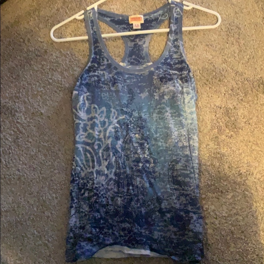 Blue tank top